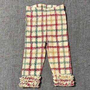 Ruffle Butts Plaid Ruffle Leggings - Like New!